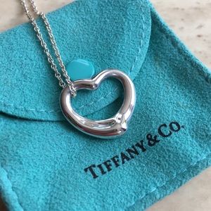 Elsa Peretti Sterling Open Heart Pendant, 22mm
